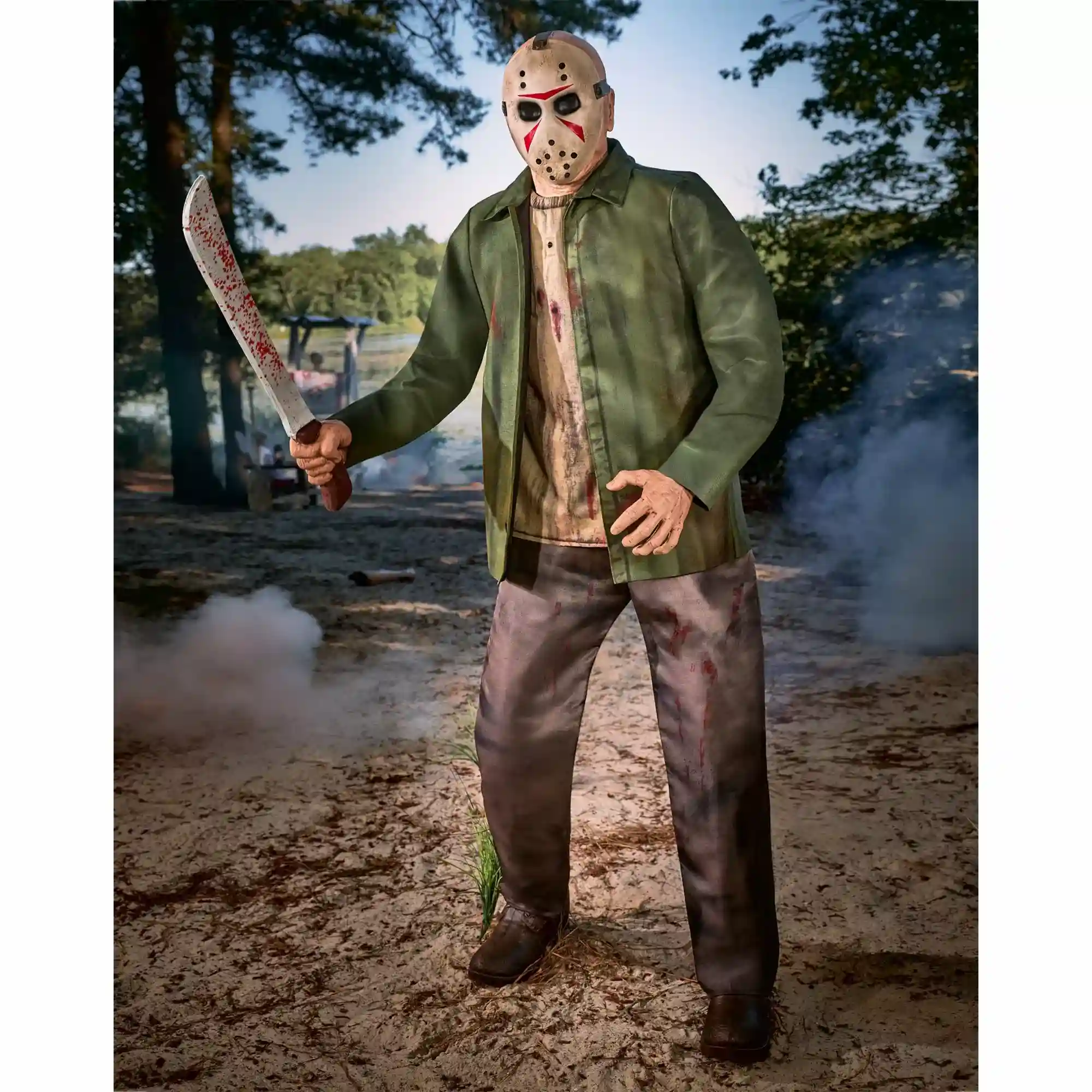 Halloween 5 Ft 11 In Jason Animatronic Halloween Decoration